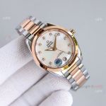 High Quality Replica Omega Constellation Two Tone Rose Gold Ladies Watch 34mm